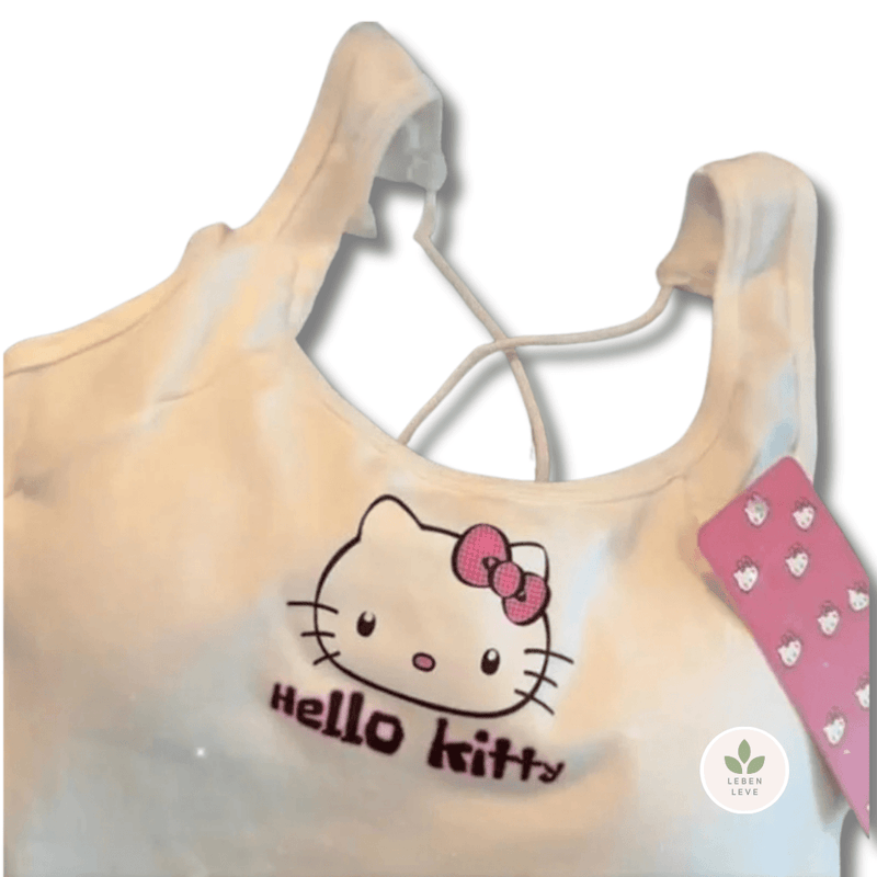 Conjunto Hello Kitty: Calça + Blusa + Pantufa - Minha loja